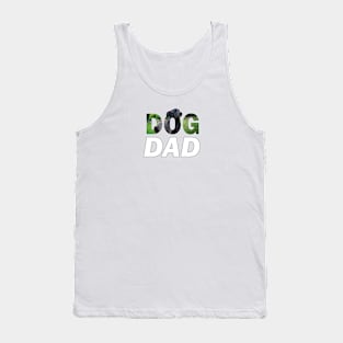 DOG DAD - black labrador oil painting word art Tank Top